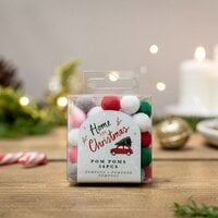 Violet Studio - Home For Christmas Collection - Pom Poms - 36 Pack