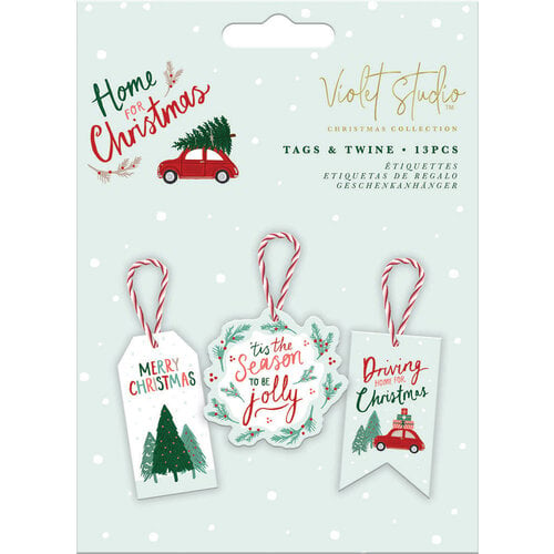 Violet Studio - Home For Christmas Collection - Tags and Twine