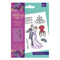 Crafter's Companion - Masquerade Ball Collection - Clear Acrylic Stamps - Shall We Dance