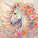 Crafter's Companion - Majestic Unicorn Collection - 8 x 8 Vellum Pad