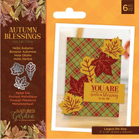 Crafter's Companion - Natures Garden Autumn Blessings Collection - Dies - Hello Autumn