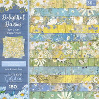 Crafter's Companion - Delightful Daisies Collection - 12 x 12 Paper Pad