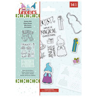Crafter's Companion - Natures Garden Collection - Die and Clear Acrylic Stamp Set - Gnome Child