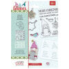 Crafter's Companion - Natures Garden Collection - Die and Clear Acrylic Stamp Set and Die - Gnome Girl