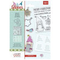 Crafter's Companion - Natures Garden Collection - Die and Clear Acrylic Stamp Set and Die - Gnome Girl