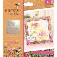 Crafter's Companion - Nature's Garden Honeysuckle Collection - 3D Embossing Folder - Honeysuckle