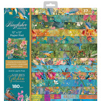 Crafter's Companion - Nature's Garden Kingfisher Collection - 12 x 12 Paper Pad