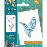 Crafter's Companion - Nature's Garden Kingfisher Collection - Stamp and Die Sets - Flying Gem