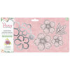 Crafter's Companion - Peony Collection - Die and Clear Acrylic Stamp Set - Layered Peony
