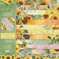 Crafter's Companion - Nature's Garden Sunflower Collection - 12 x 12 Paper Pad