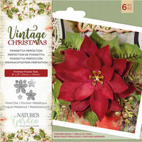 Crafter's Companion - Vintage Christmas Collection - Dies - Poinsettia Perfection