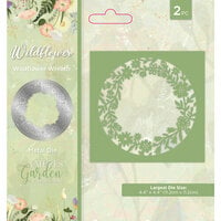 Crafter's Companion - Nature's Garden Collection - Wildflower - Dies - Create A Card - Wildflower Wreath