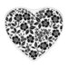 Crafter's Companion - Floral Elegance Collection - Clear Acrylic Stamp - Elegant Floral Heart