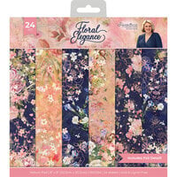 Crafter's Companion - Floral Elegance Collection - 8 x 8 Vellum Pad
