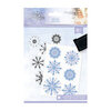 Crafter's Companion - Glittering Snowflakes Collection - Christmas - Clear Acrylic Stamp - Frosted Layers