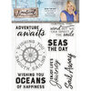 Crafter's Companion - Nautical Collection - Clear Acrylic Stamps - Seas the Day