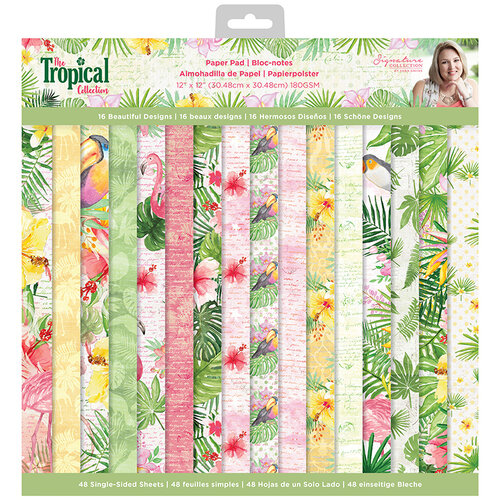 Crafter's Companion - Tropical Collection - 12 x 12 Paper Pad