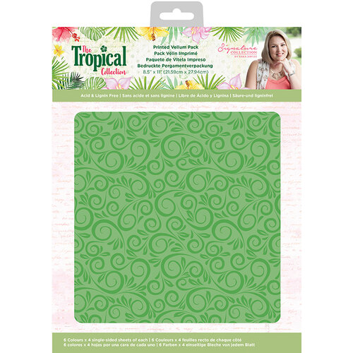 Crafter's Companion - Tropical Collection - Printed Vellum Pack