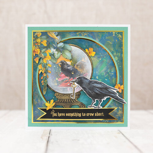 Crafter's Companion - Crystal Visions Collection - Clear Photopolymer Stamp And Die Set - Enchanted Creatures