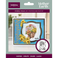 Crafter's Companion - Mother Earth Collection - Clear Photopolymer Stamps - Ethereal Woman