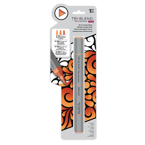 Crafter's Companion - Spectrum Noir - TriBlend Brush Markers - Burnt Orange Blend