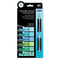 Crafter's Companion - Spectrum Noir - TriBlend Marker Set - Coastal Blends