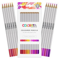 Colorista - Coloured Pencils - Floral Sensation - 12 Piece Set
