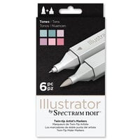 Crafter's Companion - Spectrum Noir - Illustrator Marker Set - Tones