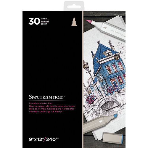 Crafter's Companion - Spectrum Noir - 9 x 12 Premium Paper Pad - Marker