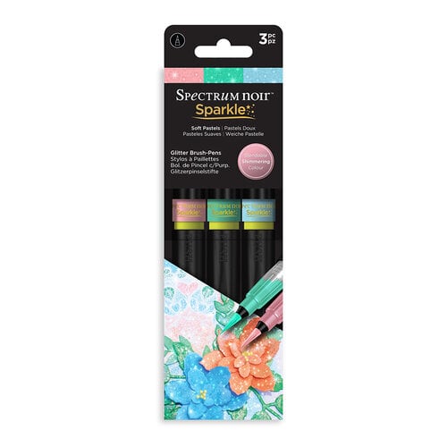 Crafter's Companion - Spectrum Noir - Sparkle Markers - Soft Pastels