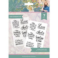 image of Crafter's Companion - Age Of Elegance Collection - Clear Photopolymer Stamps - Love Conquers All