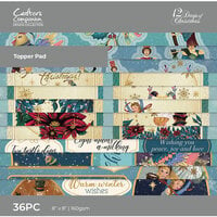Crafter's Companion - Twelve Days of Christmas Collection - 8 x 8 Topper Pad