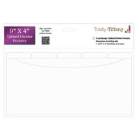 Totally Tiffany - Slimline Tabbed Divider Pockets