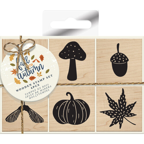 Violet Studio - Fall Into Autumn Collection - Woodblock Stamps