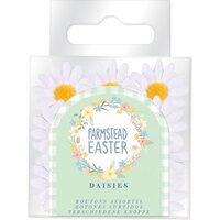 Crafter's Companion - Farmstead Easter Collection - Flower Embellishments - Mini Daisies