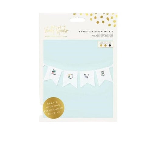 Violet Studio - Kit - Make Your Own Embroidered Bunting