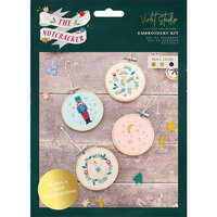 Violet Studios The Nutcracker - Mini Embroidery Hoops/Tree Decorations  -Crafter's Companion US