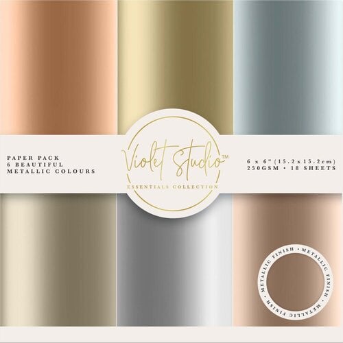 Violet Studio - 6 x 6 Paper Pad - Metallics