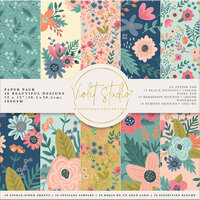 Violet Studio - Essentials Collection - 12 x 12 Paper Pack - Florals