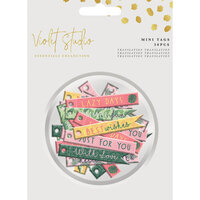 Crafter's Companion - Violet Studio Tropical Collection - Ephemera - Printed Mini Tags