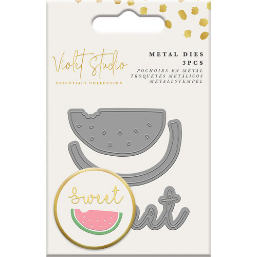 Crafter's Companion -Tropical Collection - Dies - Mini Text and Watermelon