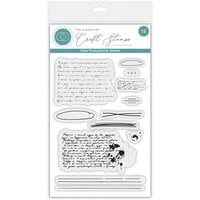 Craft Consortium - Clear Photopolymer Stamps - Handwriting
