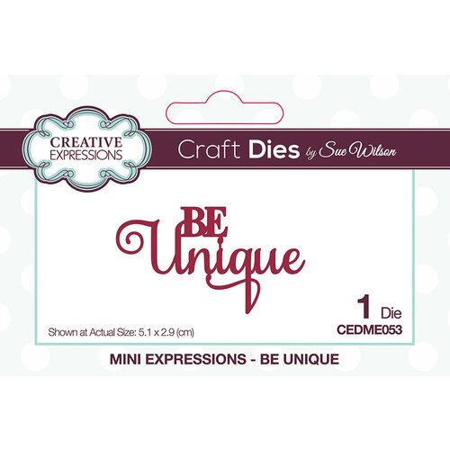 Creative Expressions - Craft Dies - Mini Expressions - Be Unique