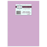 Creative Expressions - A4 Foundation Cards - 20 Pack - Soft Lavender