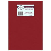 Creative Expressions - A4 Foundation Cards - 20 Pack - Cherry Red