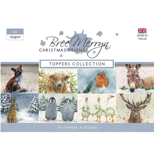 Creative Expressions - Christmas Friends Collection - A6 Die Cut Toppers