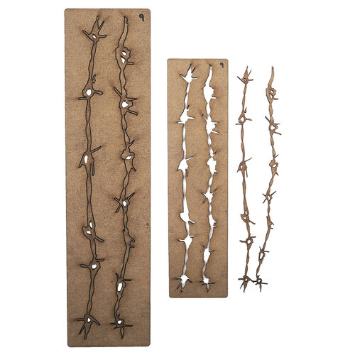 Creative Expressions - Art-Effex - Wood Embellishments - Barbed Wire Border