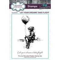 image of Creative Expressions - Pre-Cut Rubber Stamps - Let Your Dreams Take Flight