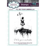 Creative Expressions - Pre-Cut Rubber Stamps - I'll Be Your Umbrella