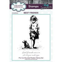 Creative Expressions - Pre-Cut Rubber Stamps - Best Friends